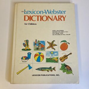 The New Lexicon Webster Dictionary for Children Vintage Rare